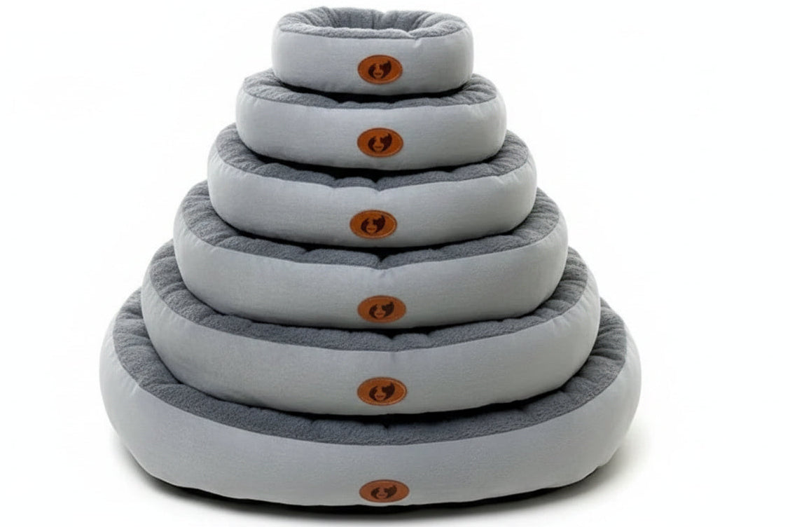 Hundebett - Oval (3 Farben / 5 Größen)