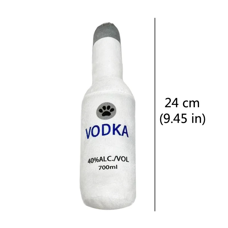 Stofftier - Flasche (5 Ausführungen)