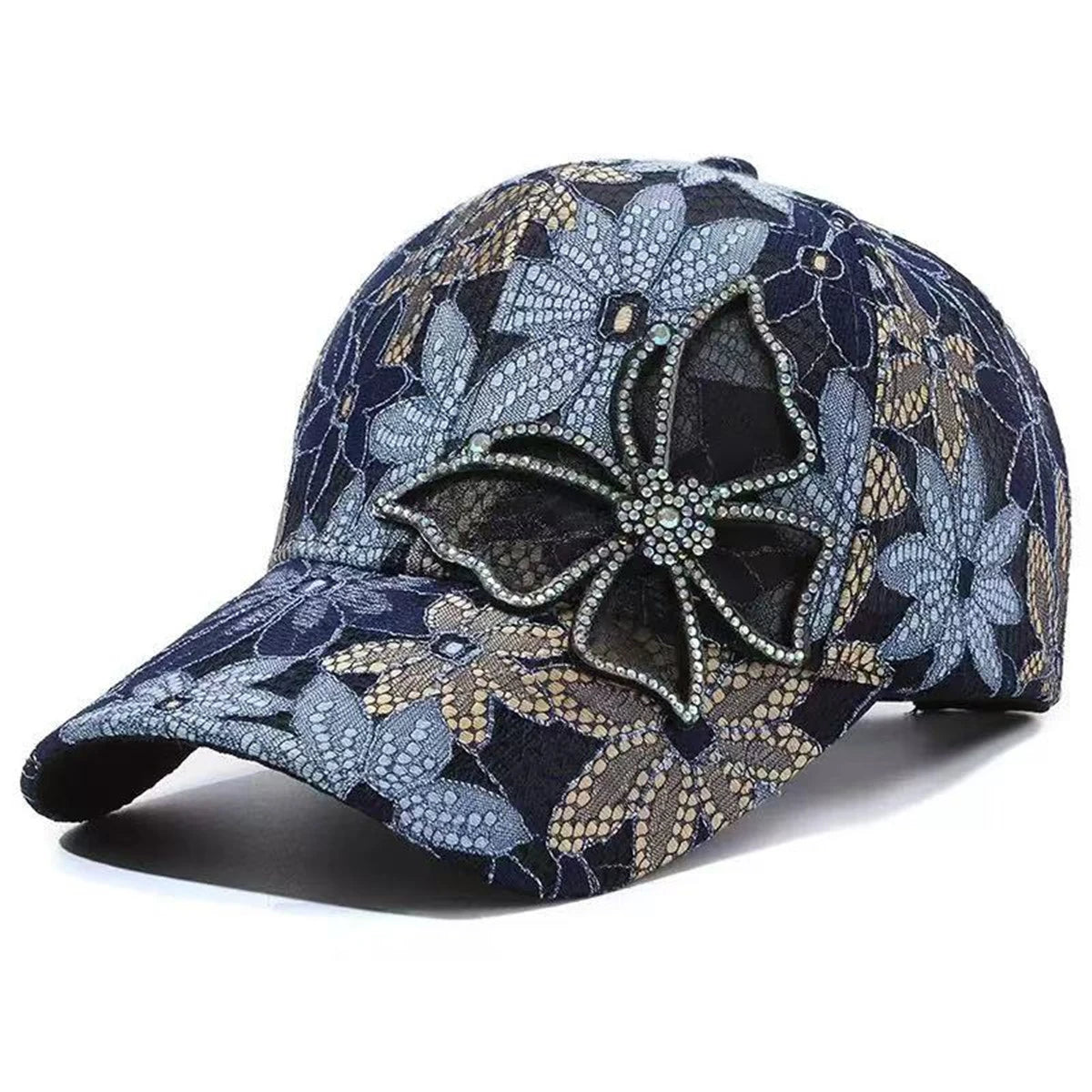 Baseball Cap - Diamond Butterfly