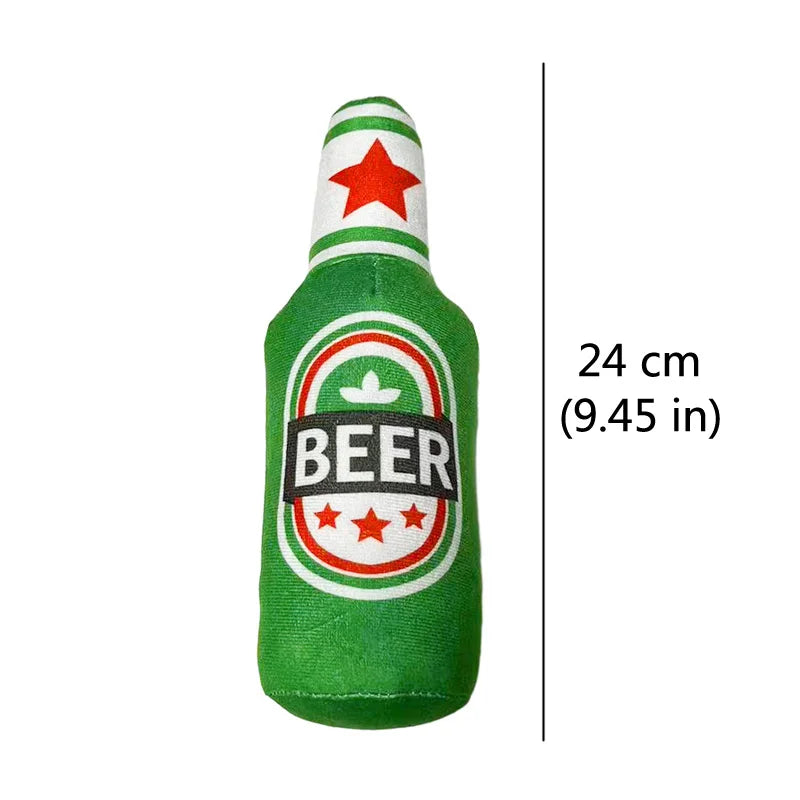 Stofftier - Flasche (5 Ausführungen)