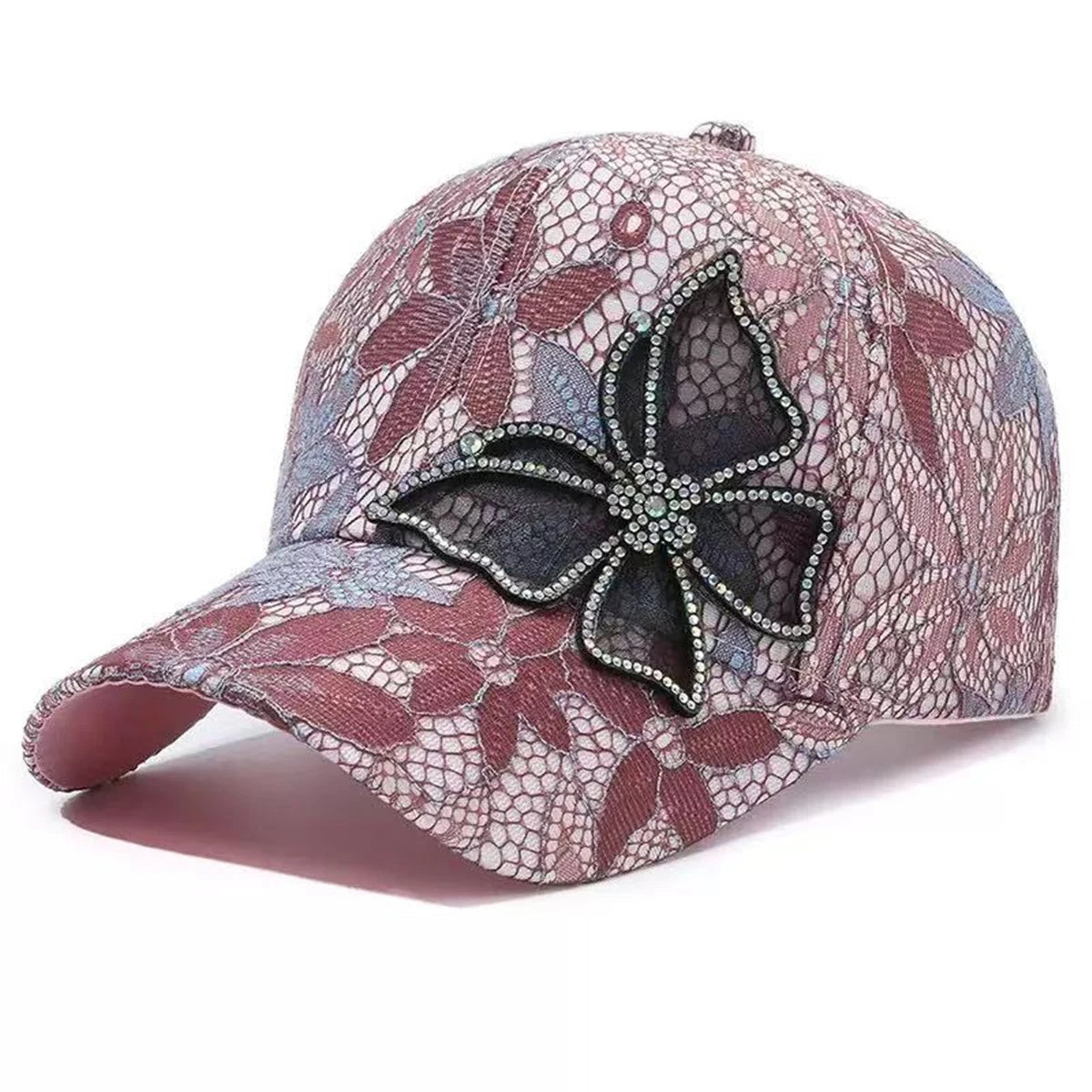 Baseball Cap - Diamond Butterfly